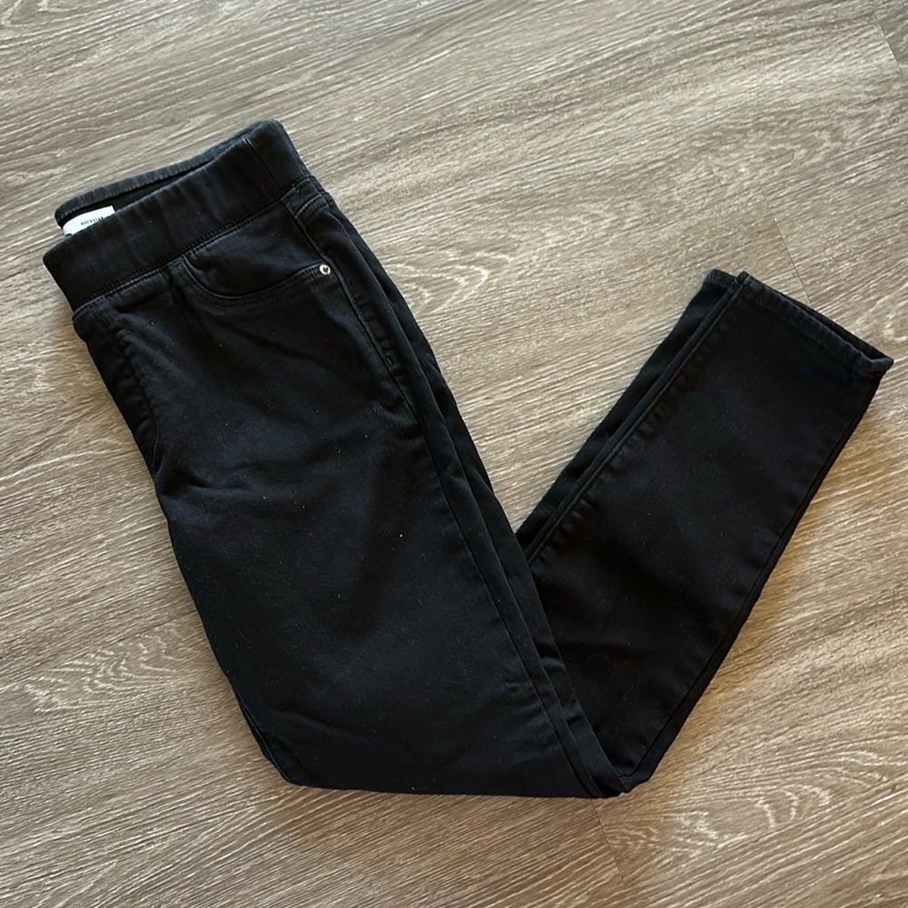 Black rockstar jeans old navy